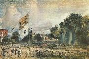 John Constable Das Waterloo-Fest in East Bergholt oil painting